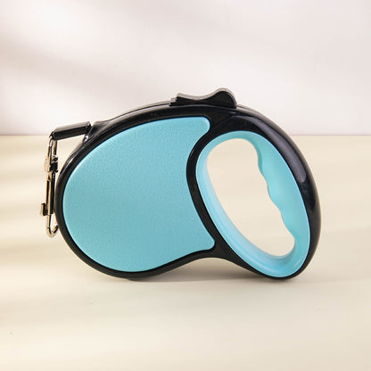 Retractable Dog Leash with One-Button Brake, Explosion-Proof Traction Belt for Small & Large Dogs