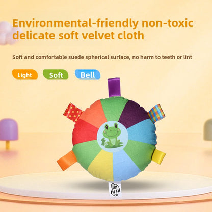 Interactive Dog Sound Toy 🐶🎶 – Colorful Chew-Resistant Plush Frisbee for Fetch, Training & Play